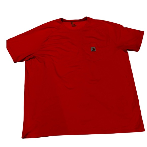 Carhartt Other - Carhartt Relaxed Fit Short Sleeve Work T Shirt Red 3XL